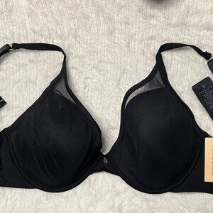 Thirdlove black mesh overlay bra NWT